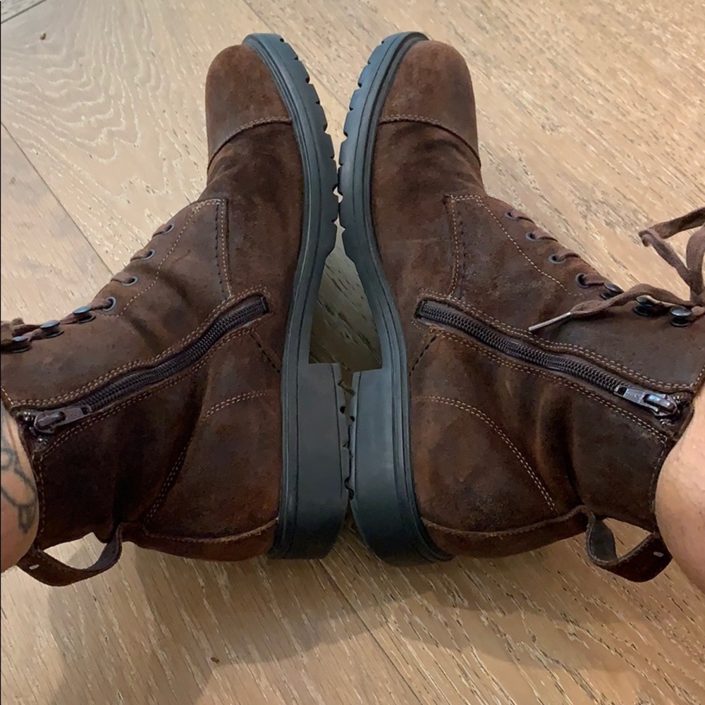 Camper high top inner zip boots